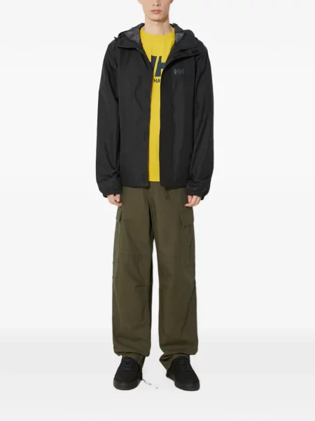 Geacă Helly Hansen cu glugă cu imagine negru