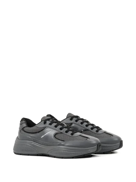 Sneakerși Karl Lagerfeld plasă chunky gri