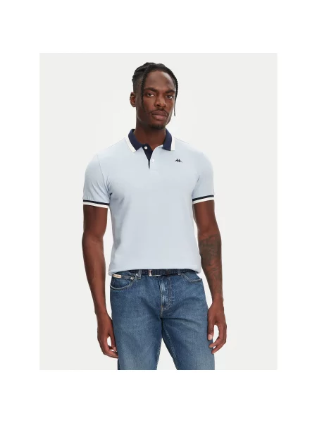 Robe di Kappa Поло Atsushi Голубий Slim Fit