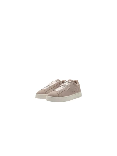 Sneakersy Armani Exchange zamszowe beżowe