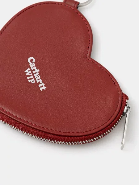 Кожаный кошелек Carhartt Wip красный