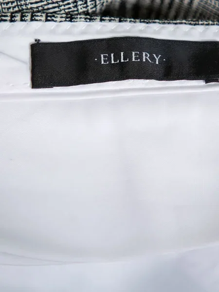 Pantaloni Ellery în carouri gri