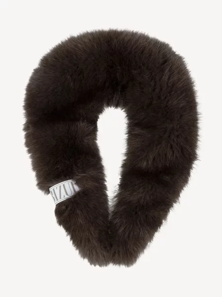 Однотонный шарф Bizuu коричневый