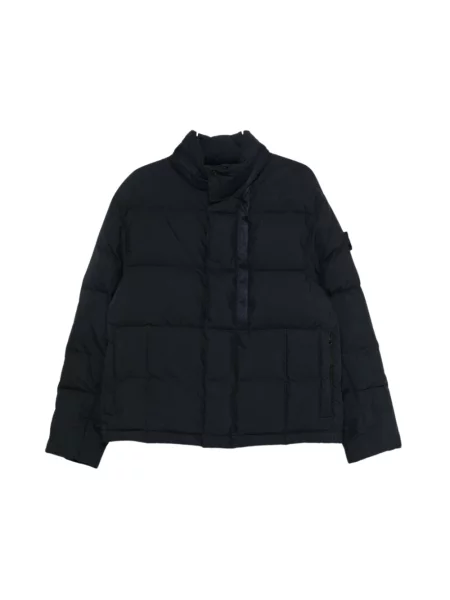 Kurtka puchowa Stone Island z kamieniami niebieska