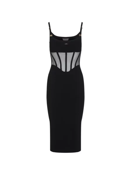 Rochie midi Elisabetta Franchi negru