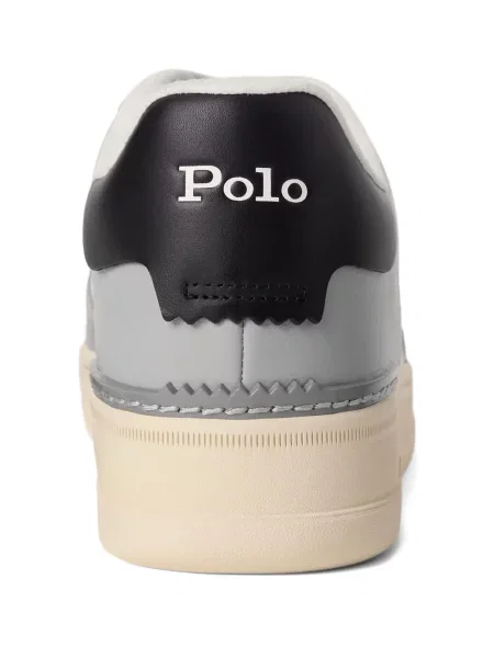Πλεκτή μακρύς φόρεμα σε στυλ πουκάμισου Polo Ralph Lauren με halter λαιμόκοψη λευκό