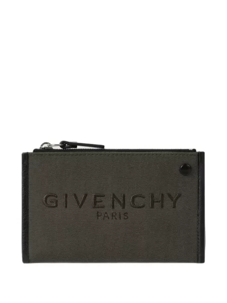 Portofel Givenchy din canvas verde