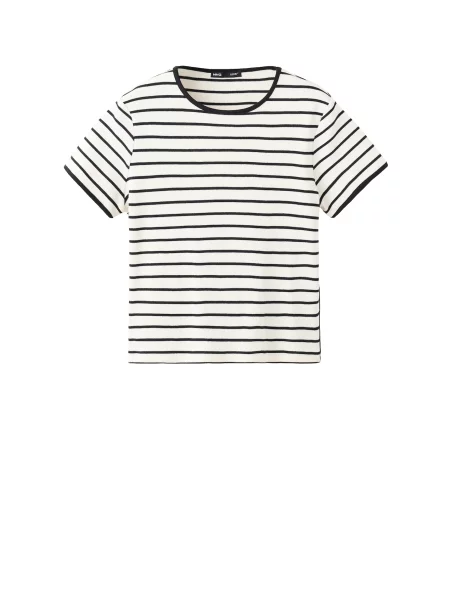 MANGO Tricou BICO negru alb
