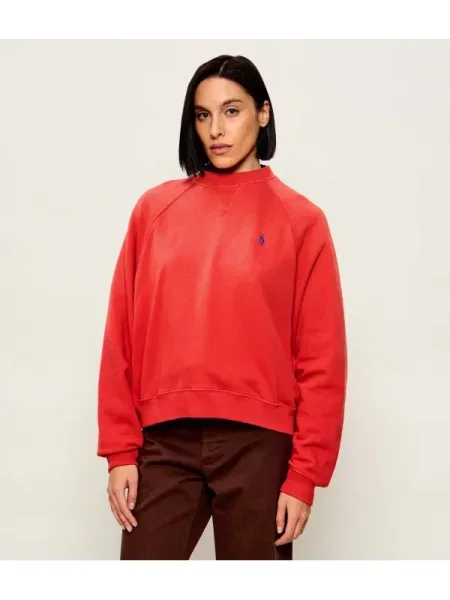 Polo Ralph Lauren hanorac pentru femei cu roșu
