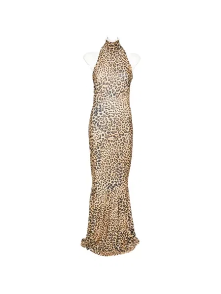 Rochie maxi Norma Kamali cu gât halter
