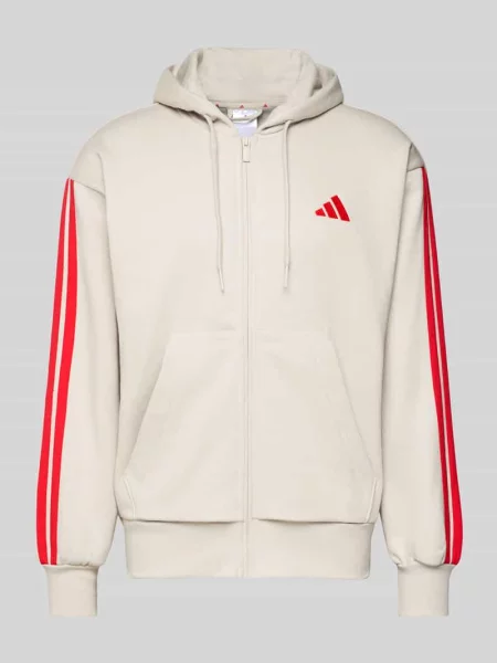 Bluza rozpinana z kapturem Adidas Sportswear beżowa