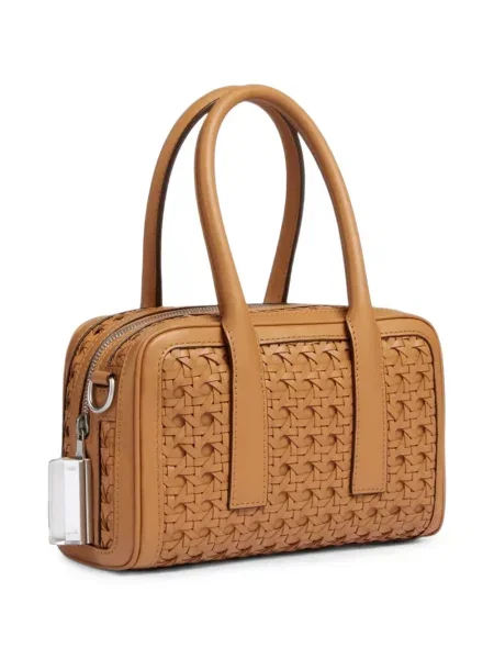 Geantă shopper Aviteur din piele maro