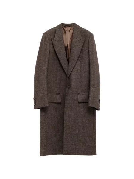 Palton Acne Studios de lână maro