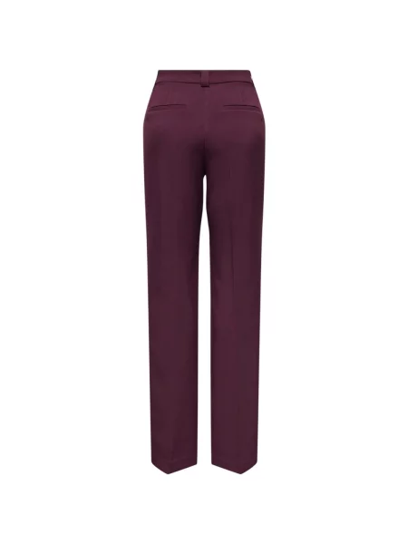 Pantaloni Only evazate roșu
