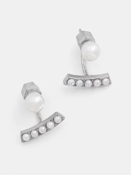 AllSaints cercei pentru femei din alamă cu zirconiu cubic