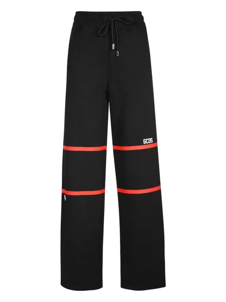 Pantaloni Gcds cu dungi negru