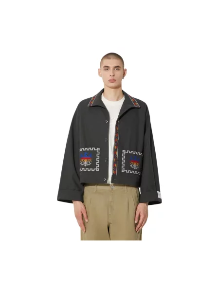 NEIGHBORHOOD kurtka GT Embroidery Jacket przejściowa oversize szary