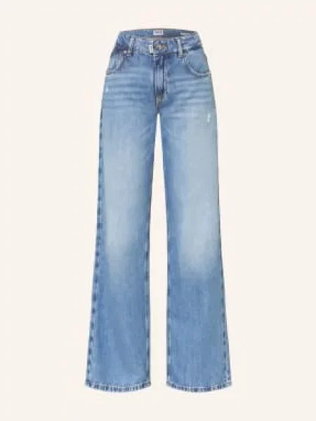 Pnts Proste Dżinsy The Baggy blau