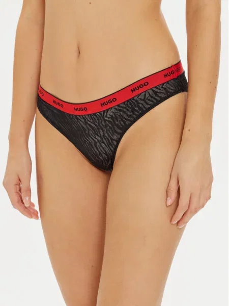 Hugo Набір з 3 пар класичних трусів чорний