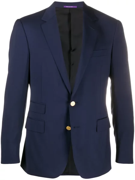 Sacou Ralph Lauren Purple Label de lână albastru