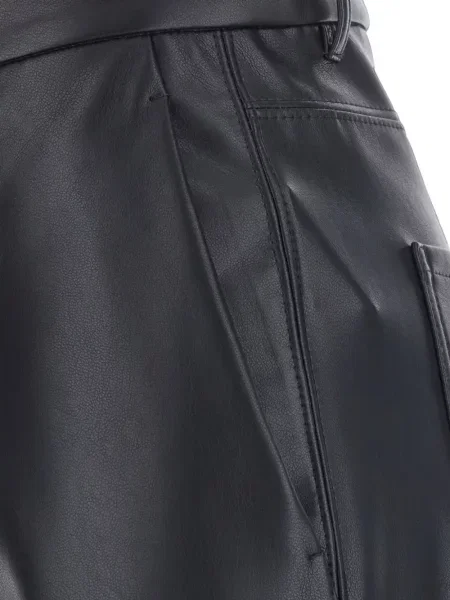Pantaloni 's Max Mara din piele albastru