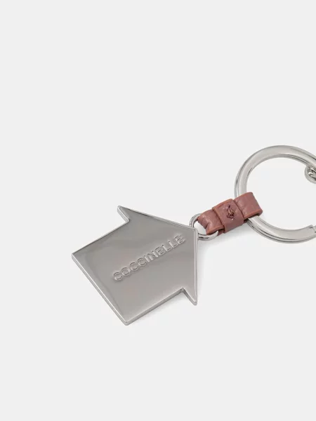 Coccinelle obesek za ključe usnjeni BASIC METAL roza