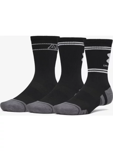 Skarpety Under Armour Performance Tech szary 3 pary M czarny