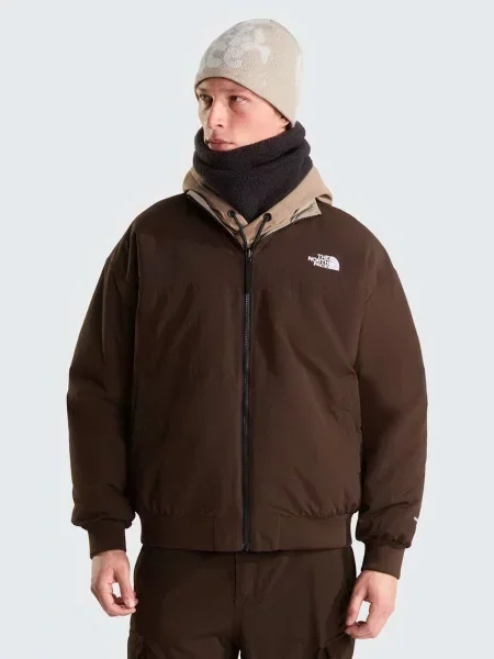 Жіночий Бомбер The North Face AFTERBURNER REVERSIBLE BOMBER сірий