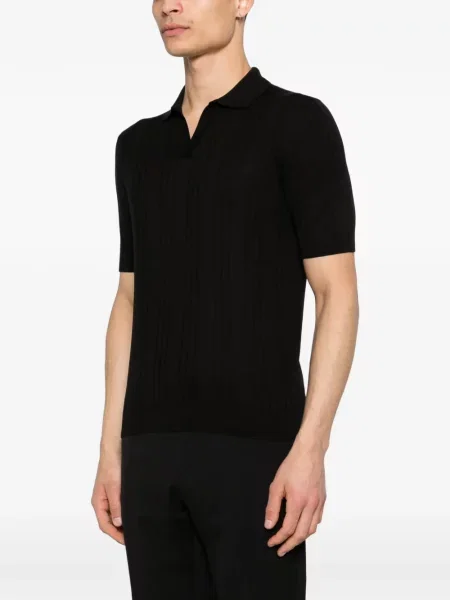 Tricou Tagliatore cu dungi negru