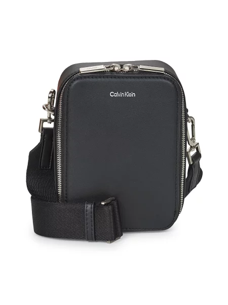 Calvin Klein Torbica za okrog pasu Ck Sleek Reporter Xs črna