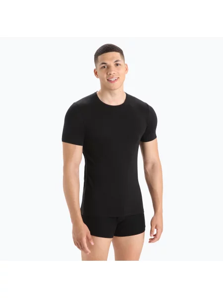 Icebreaker Funkční Tričko Anatomica Z Merino Vlny černá