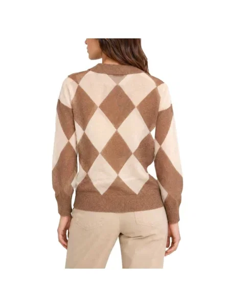 Sweter Marella brązowy