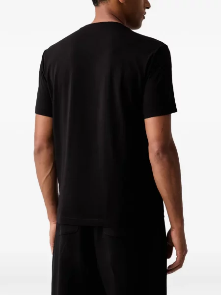 Μπλούζα Ea7 Emporio Armani με αυτόγραφο μαύρο