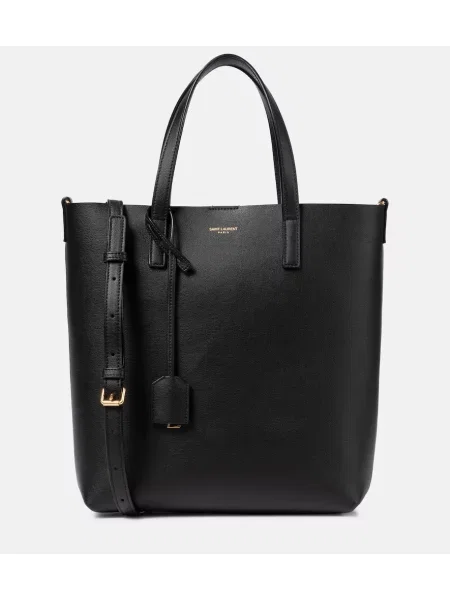 Geantă shopper Saint Laurent din piele negru
