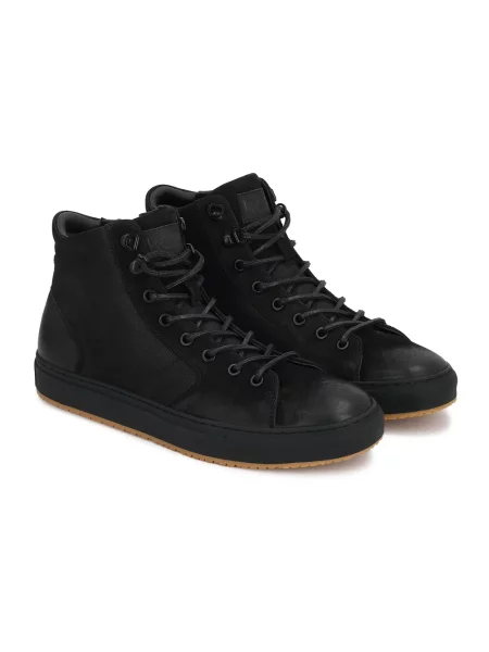 Sneakersy Kazar skórzane czarne