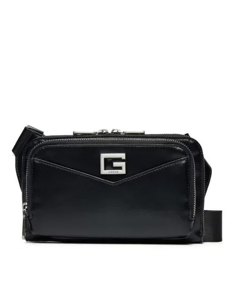 Torba Guess skórzana czarna