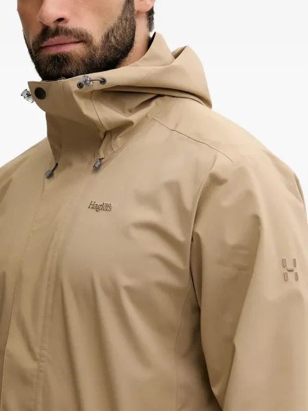 Geacă Haglöfs cu glugă maro