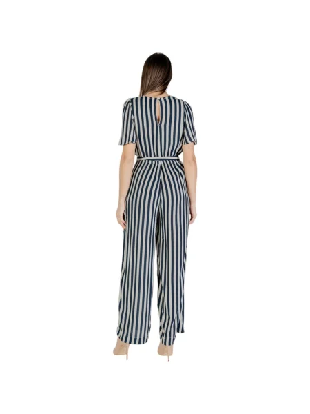 Salopetă Ichi cu dungi albastru