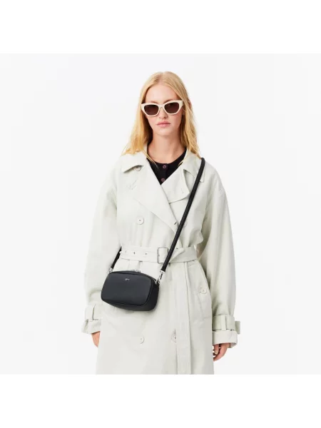 Torebka crossbody Lacoste czarna