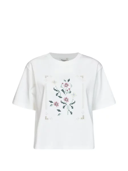 Tricou Weekend Max Mara cu autograf alb