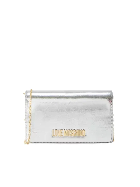LOVE MOSCHINO Geantă Argintiu gri