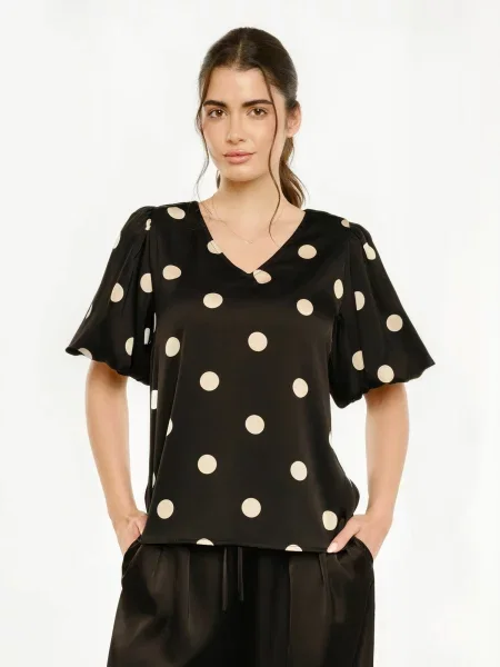 Liberte Essentiel Tricou DOTTI negru