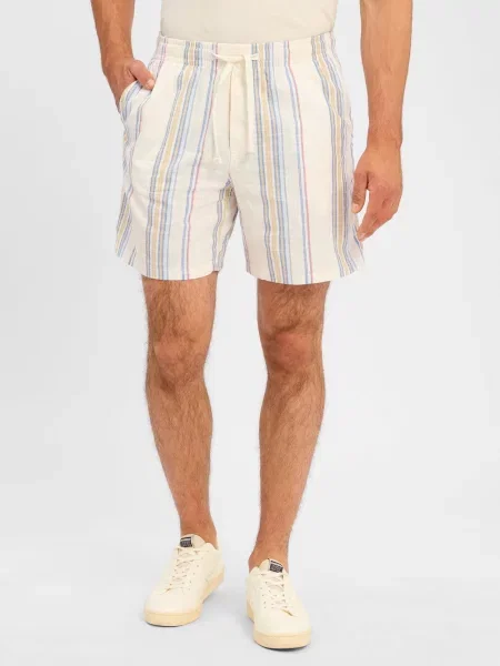 Tommy Jeans szorty beżowy białe