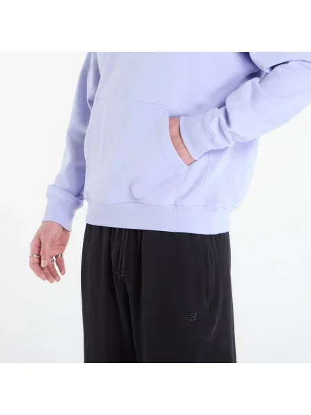 Hanorac cu glugă New Balance din material terry cu autograf