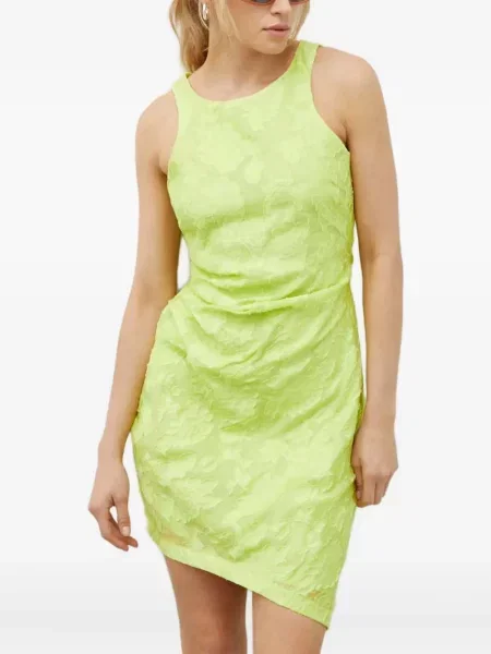 Jacquard haljina bez rukava Day Birger Et Mikkelsen bez rukava s cvjetnim printom zelena