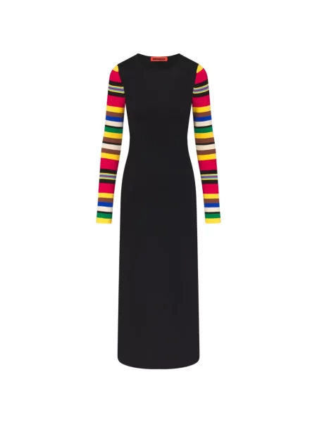 Rochie maxi Simon Miller cu dungi negru