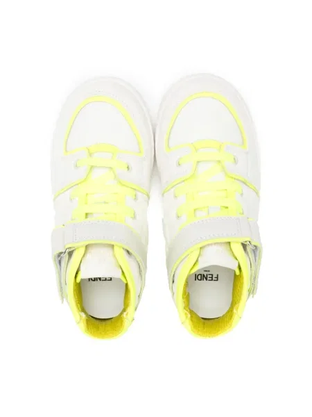 Sneakersy dziecięce Fendi białe