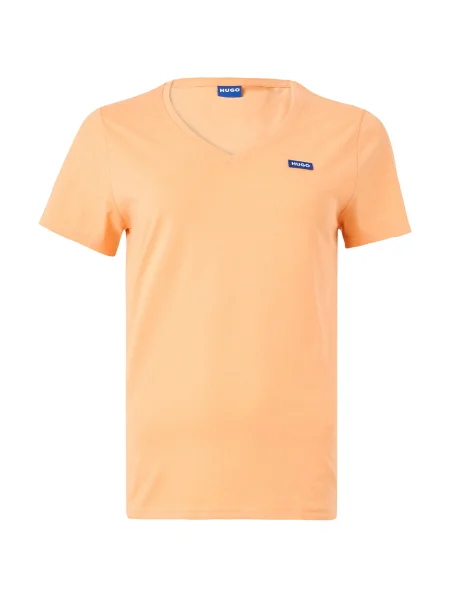 HUGO Tricou Classic pastel portocaliu