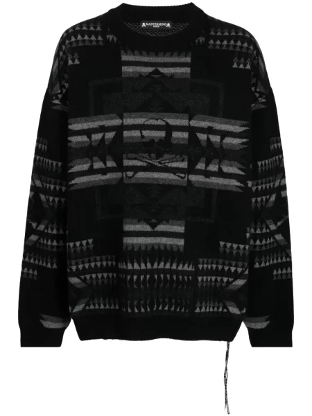 Pulover Mastermind World din cașmir negru