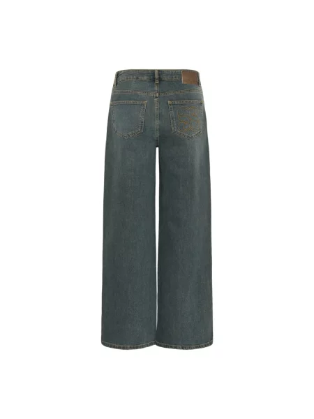Szerokie jeansy My Essential Wardrobe niebieskie